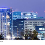 San Jose CA skyline at night 2014