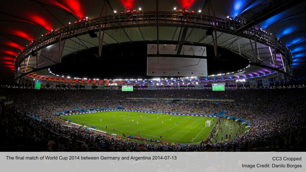 The final match of World Cup 2014 between Germany and Argentina 2014-07-13