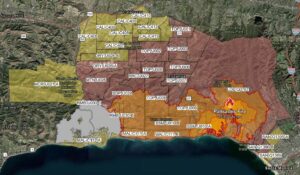 Palisades Fire Map